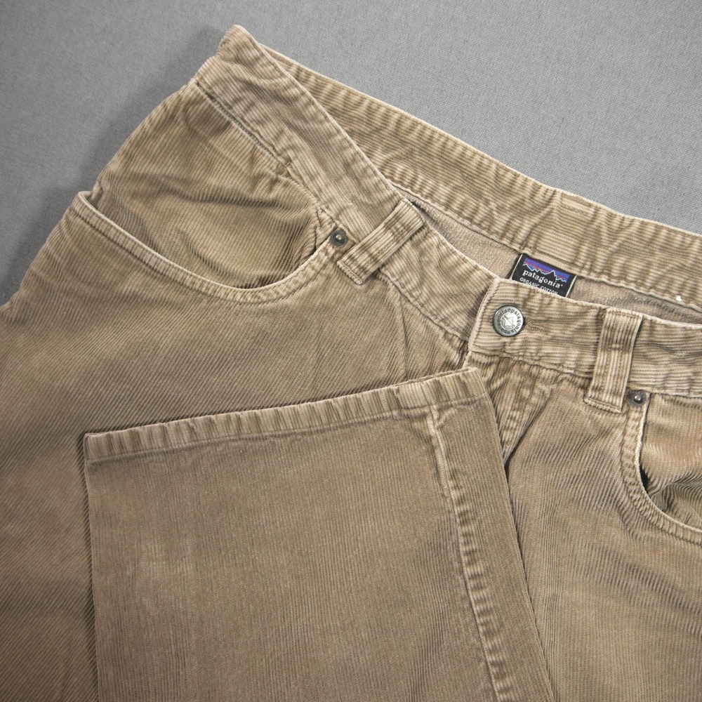 Patagonia Organic Corduroy Straight Leg Men Pants 30x30 Retro Cabin Academia y2K